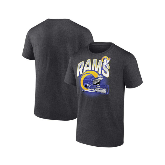 Men's Branded Heathered Royal Los Angeles Rams Big and Tall End Around T-shirt
