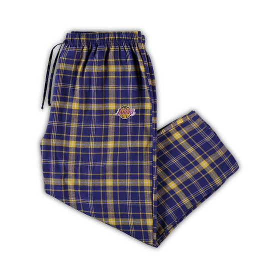 Men's Purple, Gold Los Angeles Lakers Big and Tall Ultimate Pants