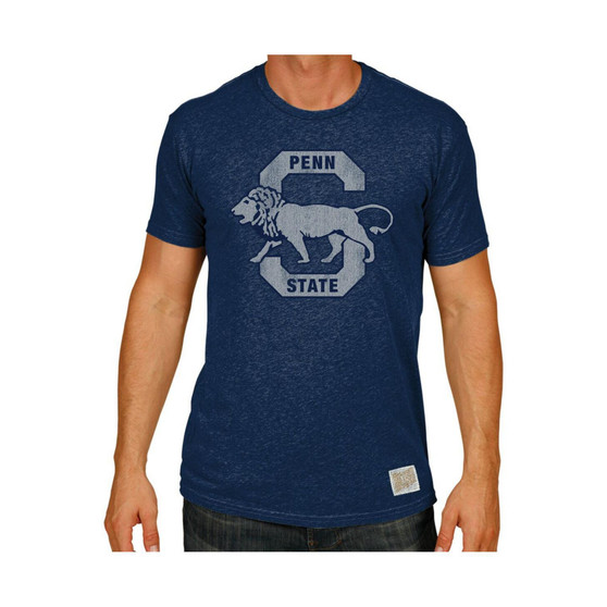 Men's Navy Penn State Nittany Lions Big and Tall Mock Twist T-shirt