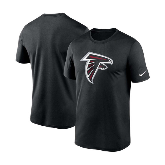 Men's Big and Tall Black Atlanta Falcons Logo Essential Legend Performance T-shirt