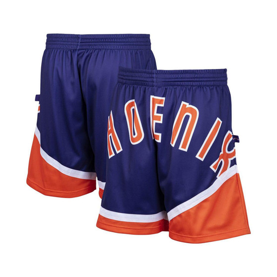 Men's Purple Phoenix Suns Hardwood Classics Big Face 2.0 Shorts