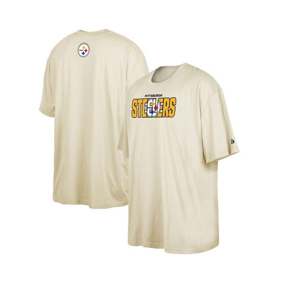 Men's Cream Pittsburgh Steelers 2023 NFL Draft Big and Tall T-shirt