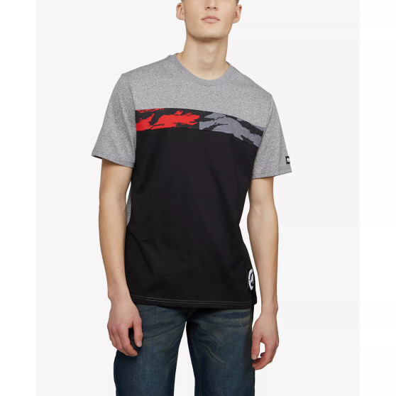 Men's Short Sleeves Piece Plan T-shirt