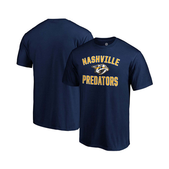 Men's Navy Nashville Predators Team Victory Arch T-shirt