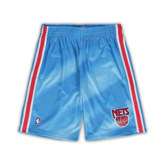 Men's Blue New Jersey Nets Big and Tall Hardwood Classics Team Swingman Shorts