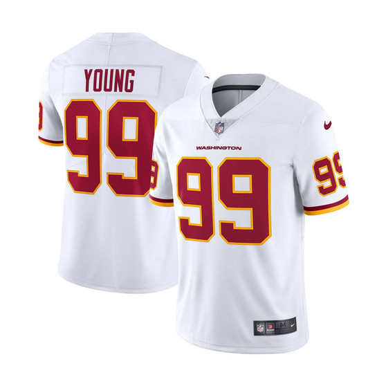 Men's Chase Young White Washington Football Team Vapor Limited Jersey