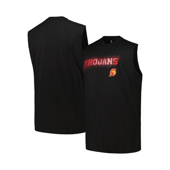 Men's Black USC Trojans Big and Tall Tank Top