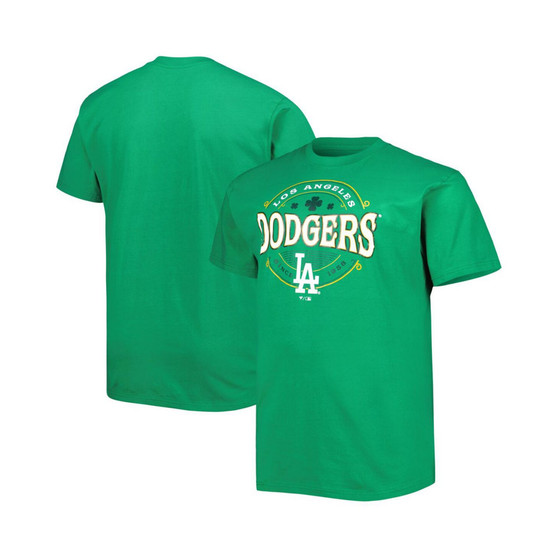 Men's Kelly Green Los Angeles Dodgers Big and Tall Celtic T-shirt