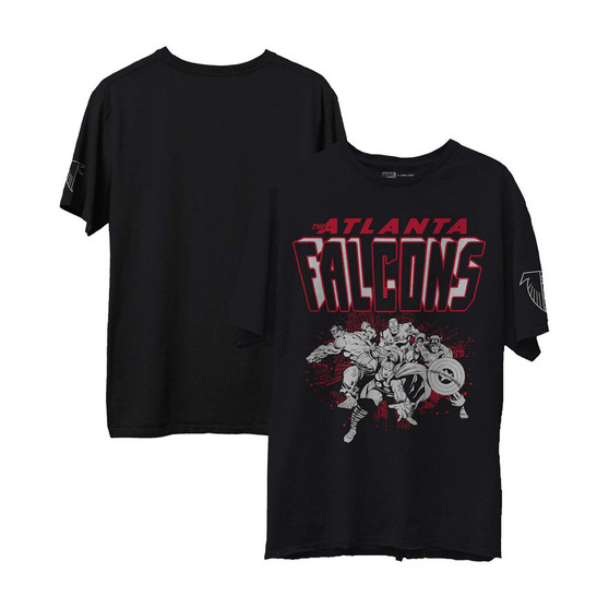 Men's Black Atlanta Falcons Marvel T-shirt
