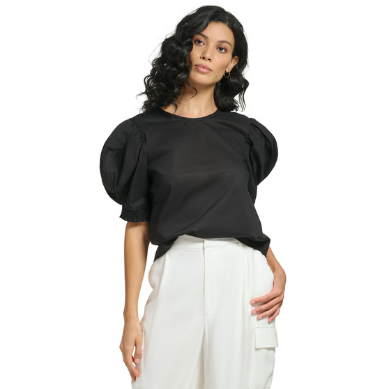 Women's Puff-Sleeve Top