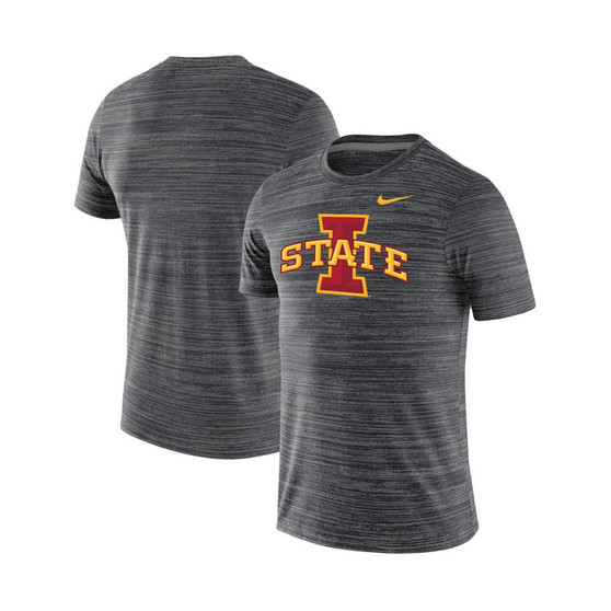 Men's Black Iowa State Cyclones Big and Tall Velocity Performance T-shirt