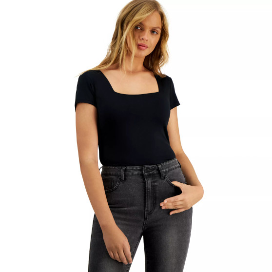 Women's Square-Neck Short-Sleeve Bodysuit