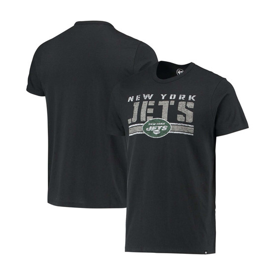 Men's Black New York Jets Team Stripe T-shirt