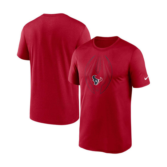 Men's Big and Tall Red Houston Texans Team Legend Icon Performance T-shirt