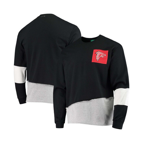 Men's Black Atlanta Falcons Angle Long Sleeve T-shirt