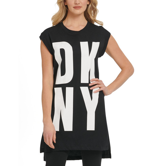 High-Low Logo Tunic