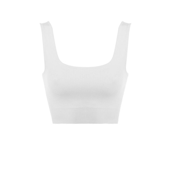 Women's Ribbed Bralette Body Top