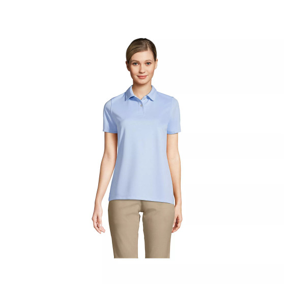 School Uniform Women's Short Sleeve Poly Pique Polo Shirt