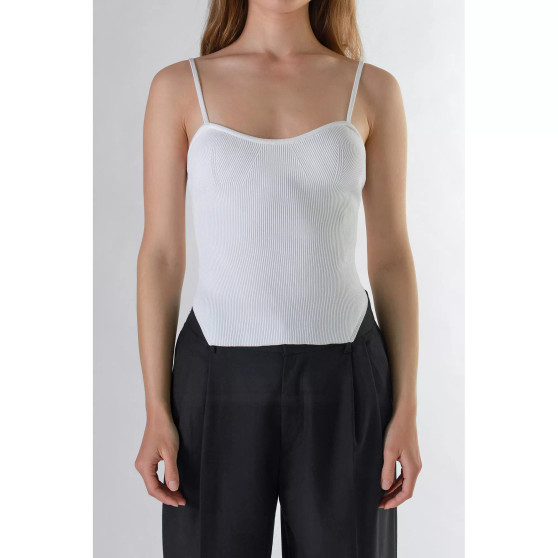 Women's Elevated Corset Knit Cami