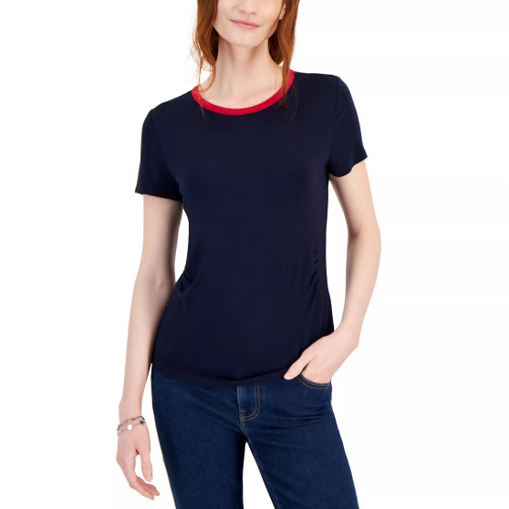 Women's Side-Cinch Short-Sleeve T-Shirt
