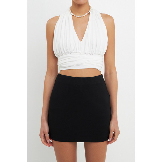 Women's Convertible Knit Strap Top