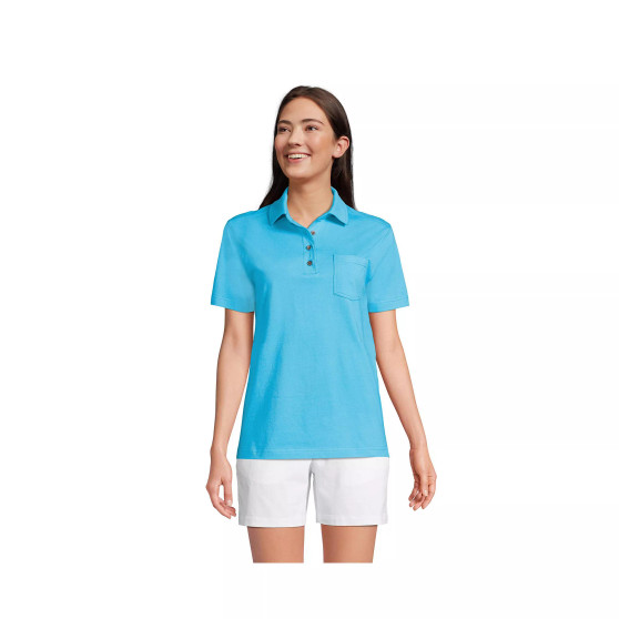 Women's Petite Short Sleeve Super T Polo