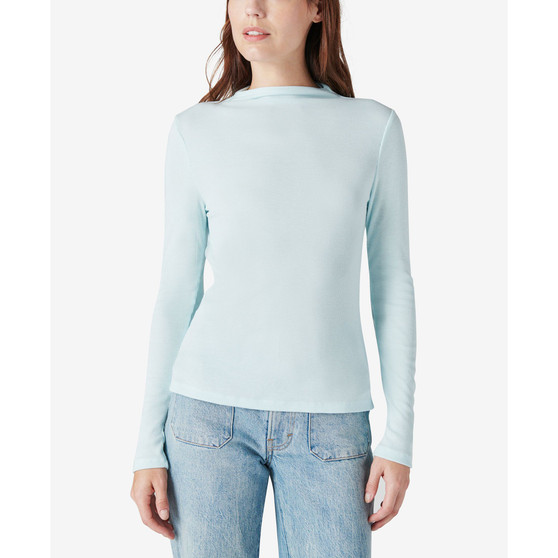 Ribbed Long-Sleeve Top