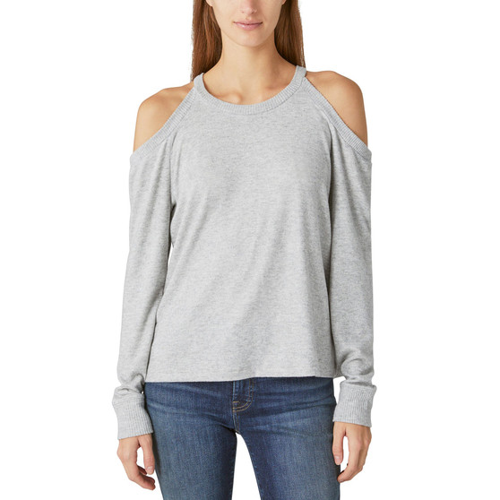 Women's Cloud Jersey Cold-Shoulder Top