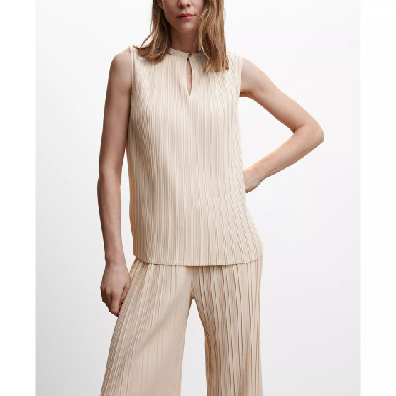 Women's Pleated Strap Top