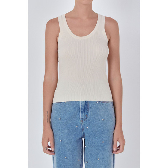 Women's Basic Ribbed Tank Top