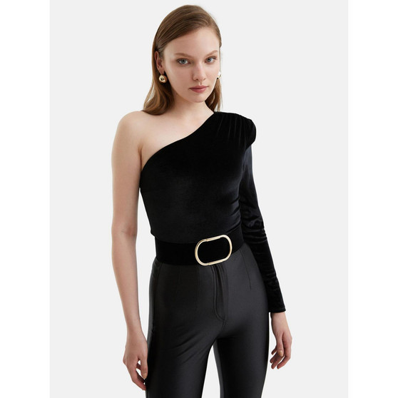 Women's One Shoulder Bodysuit
