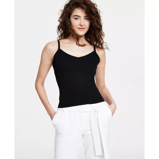 Women's Ribbed Sweater Camisole, Created for Macy's