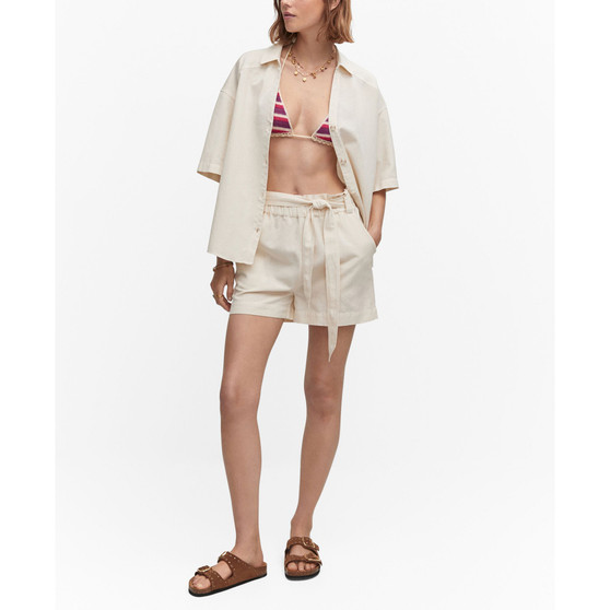 Women's Short Sleeved Cotton Shirt