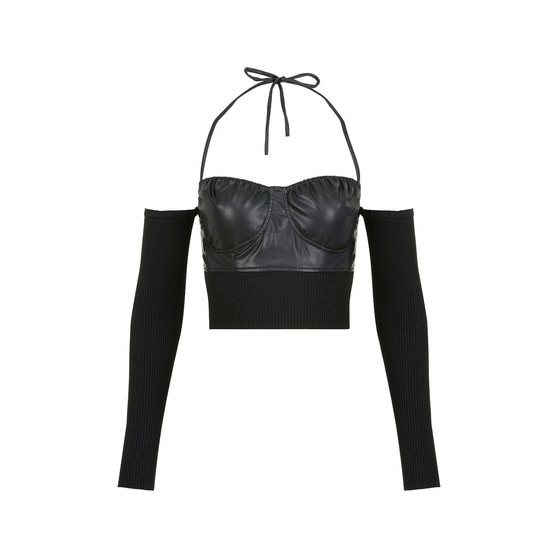 Women's Long Sleeved Crop Top
