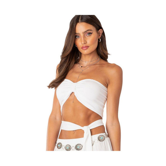 Women's Wyatt Wrap Tie Bandeau Top
