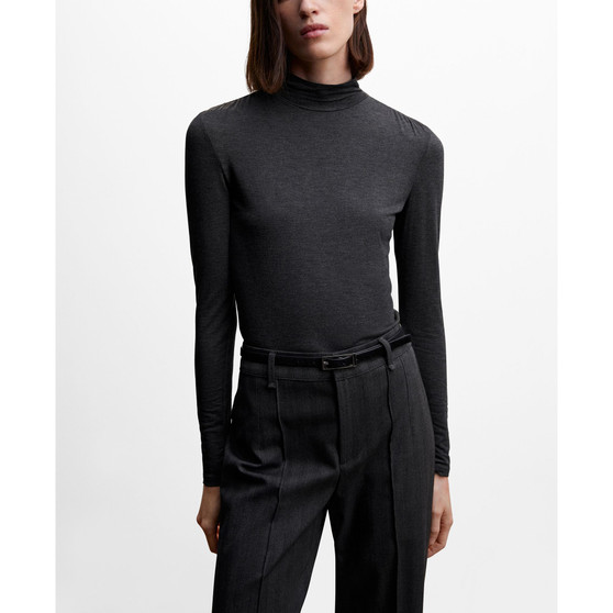 Women's Turtleneck Long-Sleeved T-shirt