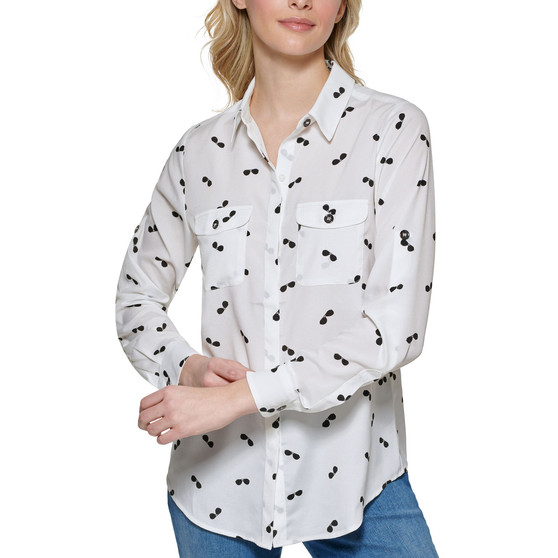 Women's Sunglasses-Print Shirt