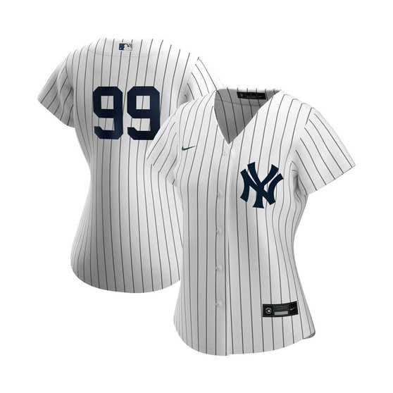 Women's Aaron Judge White New York Yankees Home Replica Player Jersey