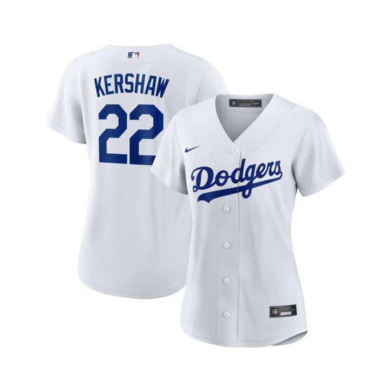 Los Angeles Dodgers Women's Clayton Kershaw Official Player Replica Jersey