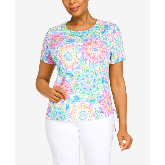 Petite Classics Medallion Print T-shirt