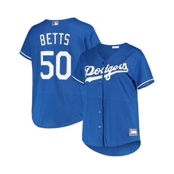 Women's Mookie Betts Royal Los Angeles Dodgers Plus Size Replica Player Jersey