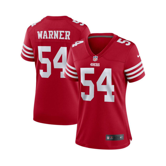 Women's Fred Warner Scarlet San Francisco 49ers Player Game Jersey