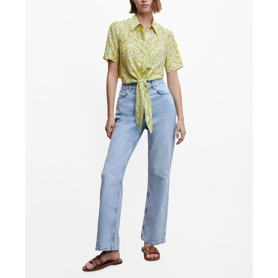 Women's Knot Printed Shirt