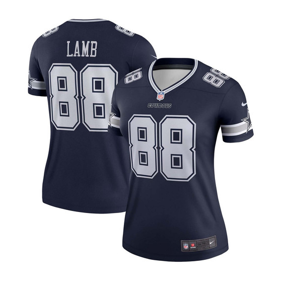 Women's CeeDee Lamb Navy Dallas Cowboys Legend Jersey