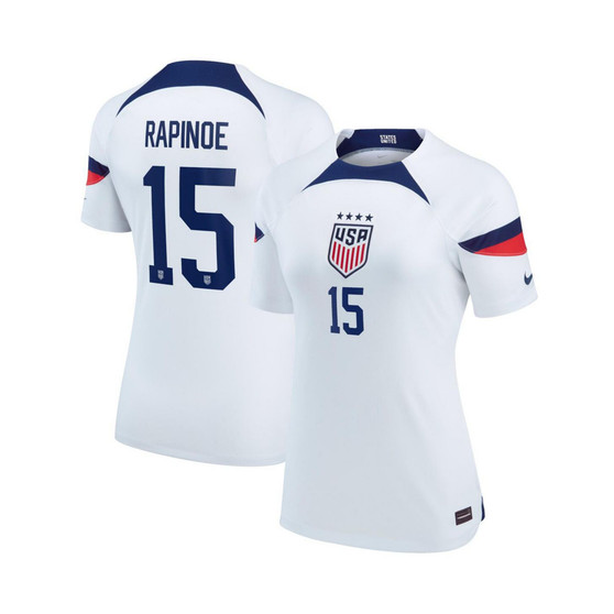 Women's Megan Rapinoe White USWNT 2022/23 Home Breathe Stadium Replica Player Jersey