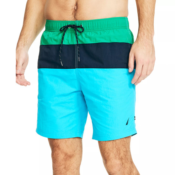 Men's Quick-Dry Colorblocked 8" Swim Trunks