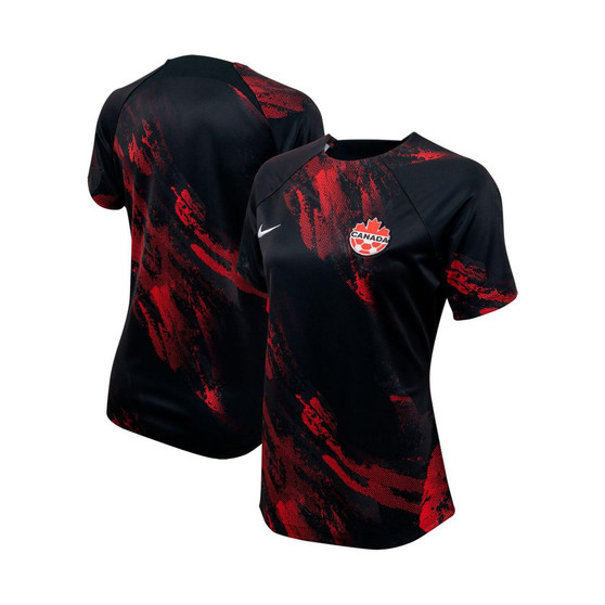Women's Black Canada Women's National Team 2023 Pre-Match Training Jersey