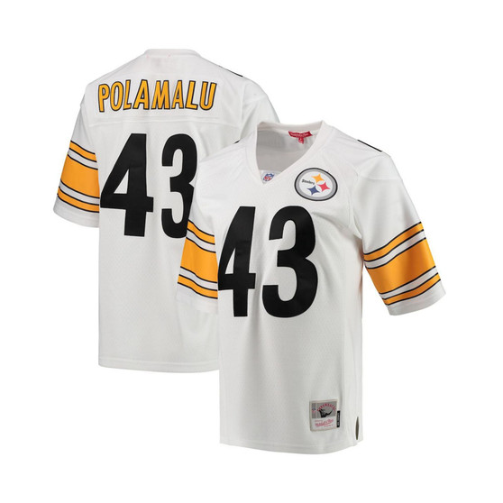 Women's Troy Polamalu White Pittsburgh Steelers 2005 Legacy Replica Team Jersey