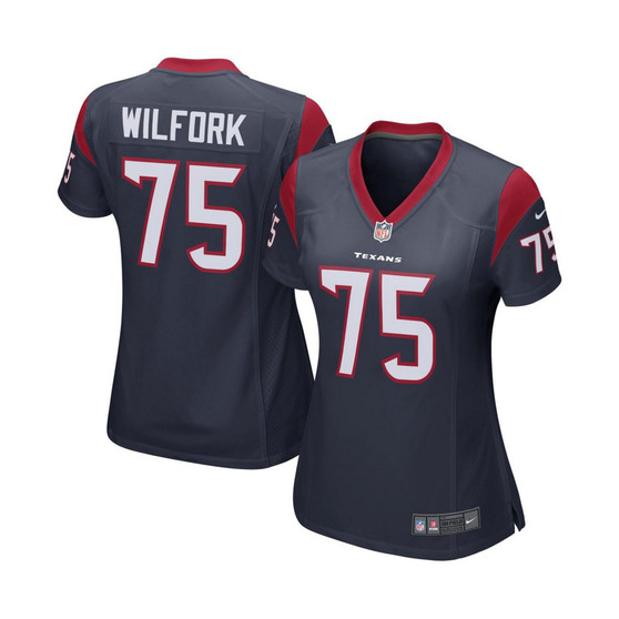 Women's Vince Wilfork Navy Blue Houston Texans Game Jersey