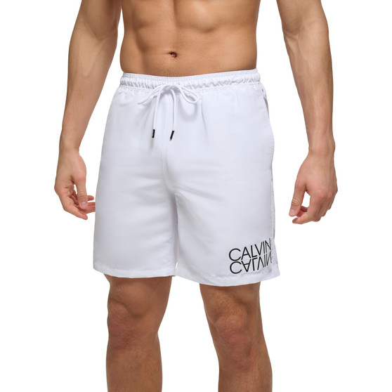 Men's Regular-Fit UPF 50+ Reflection Logo Swim Trunks
